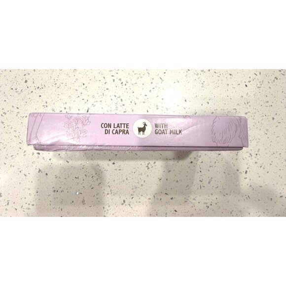 Goats Milk Soap with Lavender Made In Italy Set of 3x 4.4 oz 0% Preservatives - Picture 3 of 3